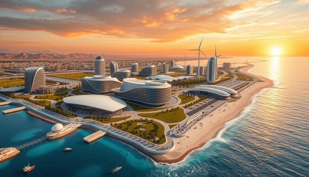 البنية التحتية في مشروع البحر الأحمر