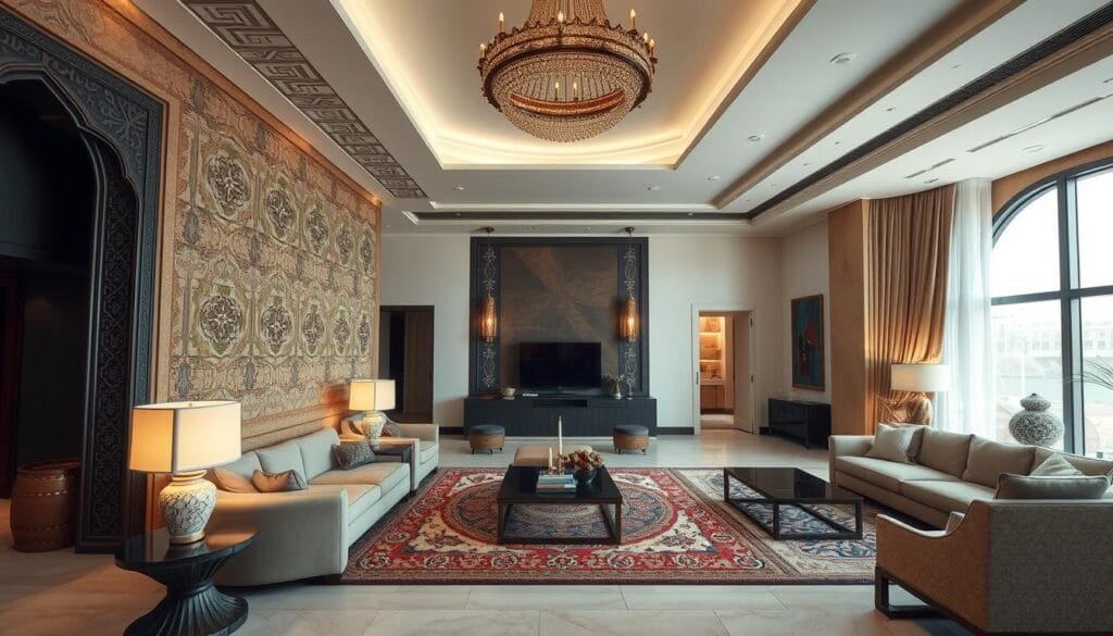 تصميم داخلي سعودي معاصر تصميم داخلي سعودي معاصر