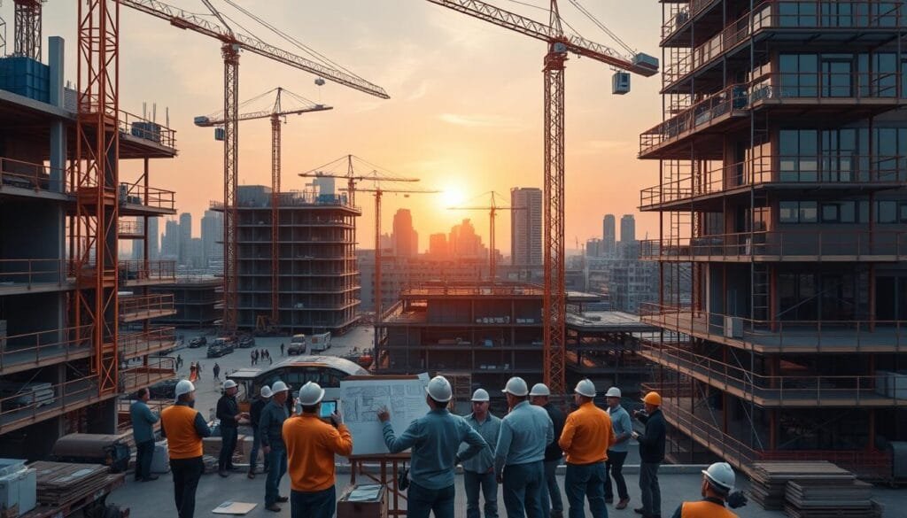 مشاريع البناء الحديثة
