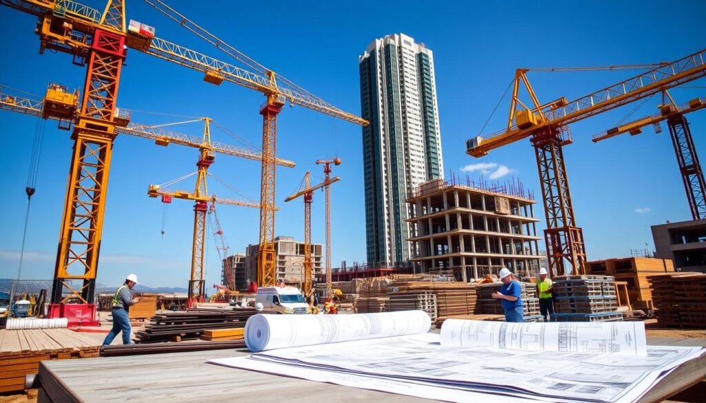 مقاولات أعمال التشييد والبناء