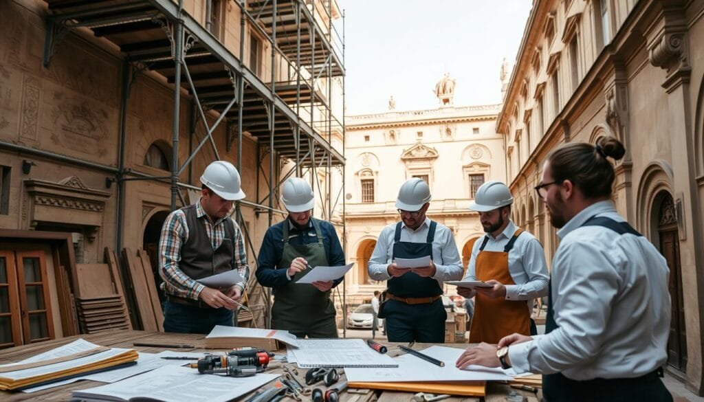 مهندسون معماريون وحرفيون متخصصون مهندسون معماريون وحرفيون متخصصون