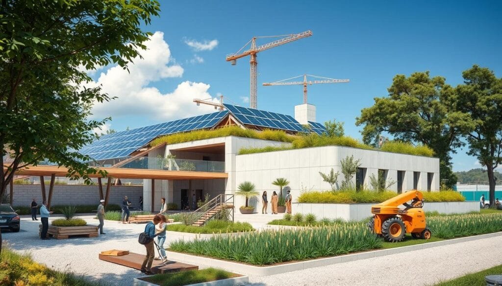 الاستدامة في أعمال التشييد الاستدامة في أعمال التشييد