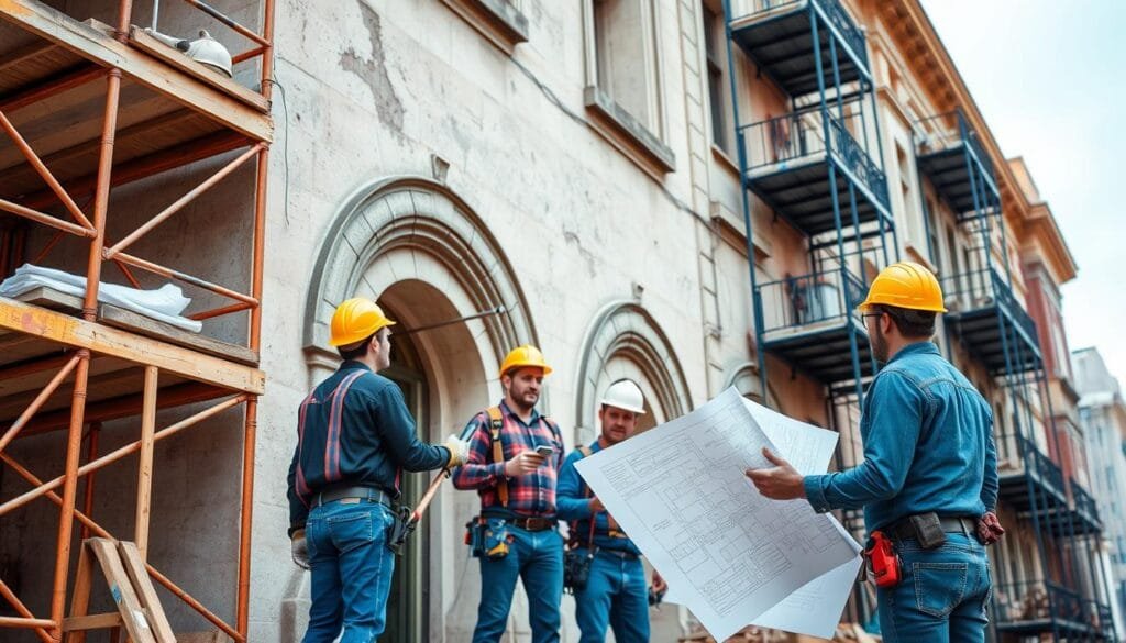 شركة إنشاءات تنفيذ مشاريع الترميم